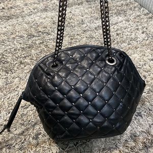 Sharif 100% leather black bag